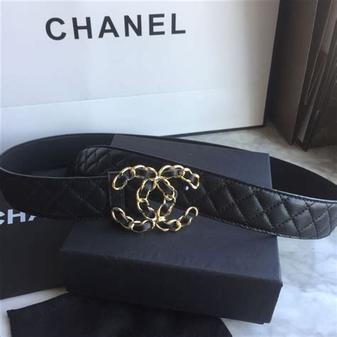 chanel womens quilted belt|chanel belt reversible.